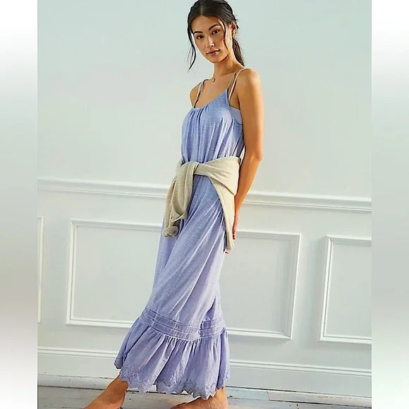Anthropologie | Dresses | Daily Practice By Anthropologie Arlene Maxidress  In Heathered Lilac Size S | Poshmark